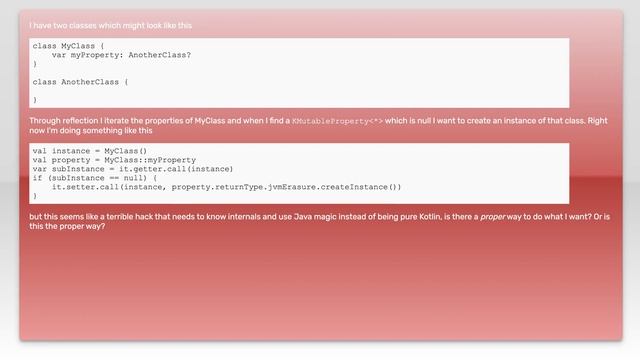 What is a proper way to create class instance from KType смотреть онлайн
