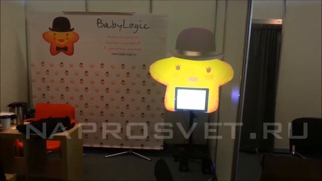 Анимированный виртуальный промоутер "Звезда" для компании BabyLogic. смотреть онлайн
