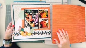 Scrap With Me Collab with Lauren Hinds | Creative Memories "Golden Harvest" | Beautiful Fall pages!