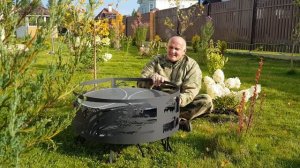 Честный отзыв о костровой чаше от Костровой-очаг.рф. Заслуженный артист РФ Алексей Огурцов .