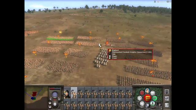 Battle of Hastings 1066AD : Medieval 2 Total War : simulated real number soldiers