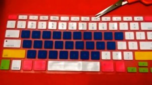 Apple Macbook Air Silicone colourful Keyboard Case Cover UnBoxing