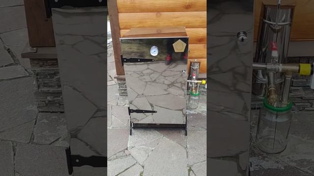 Коптильня Универсальная Горячего и Холодного копчения объём 200л! Сборно - разборная! #short смотреть онлайн