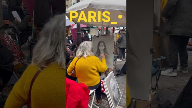 The artists of Place du Tertre, Sacré-Cœur Basilica , Montmartre 🇫🇷  Paris