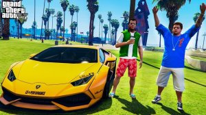 МАЙКЛ ПОДАРИЛ ДЖИММИ LAMBORGINI РЕАЛЬНАЯ ЖИЗНЬ ГТА 5 МОДЫ! ОБЗОР МОДА В GTA 5! ГТА ИГРЫ ВИДЕО MODS