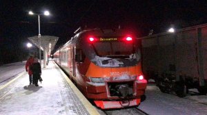 ЭЛЕКТРИЧКА: Тарасиха-Осинки /  From the window of the ELECTRIC TRAIN: Nizhny Novgorod region