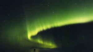 Северное сияние Надым Видео