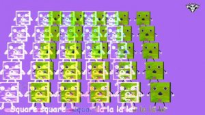Shapes Song-5 | Square | Shapes Show Effects | Black-Diamond Nursery Rhymes & Kids Song