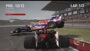 F1 2010 game - Crash Compilation