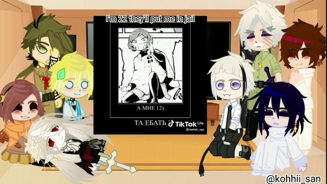 Bsd react to| Реакция бсд на тик ток|3/?|????|перезалив| смотреть онлайн