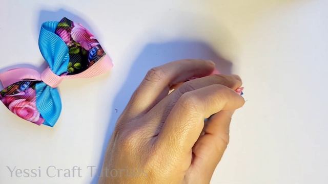 Ribbon bow making | DIY Ribbon hair bow смотреть онлайн