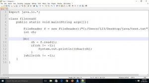 FileReader class and BufferedReader class in java 41