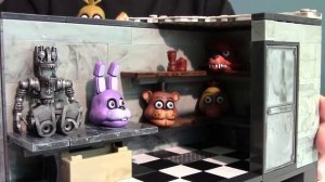 22 Five Nights at Freddy's Building Sets & FNAF Ghoulish Figures from McFarlane Toys Review