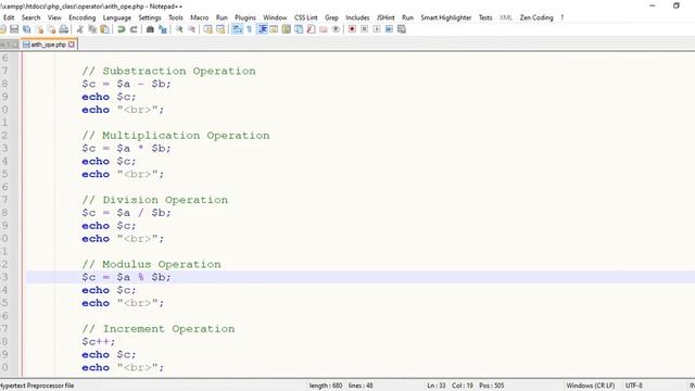 Arithmetic Operator | Web Design & Development Bangla Tutorial | 2022 and 2023 | Part -11