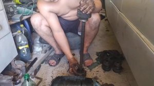 Замена пыльника полуоси мерс 124.