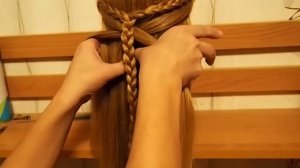 Красивая коса. Пятипрядная коса. Braids. Kapralova Olga