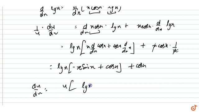 Differentiate the following w.r.t. x: `x^(xcosx)+(x^2+1)/(x^2-1)`... смотреть онлайн