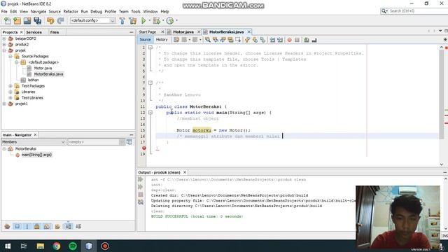 Tutorial Tentang Cara Pembuatan Class dan Attribute dalam Java смотреть онлайн