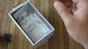 Распаковка.Беспроводные наушники SONY WF-SP700N.