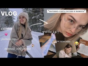 КАК сдать СЕССИЮ на отлично? мотивация | живу одна | продуктивный vlog