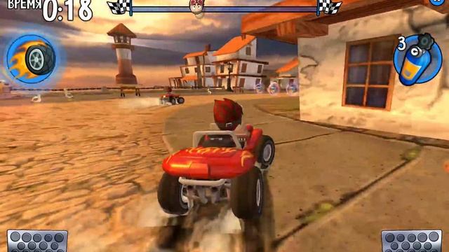 Обзор игры Beach Buggy Racing смотреть онлайн
