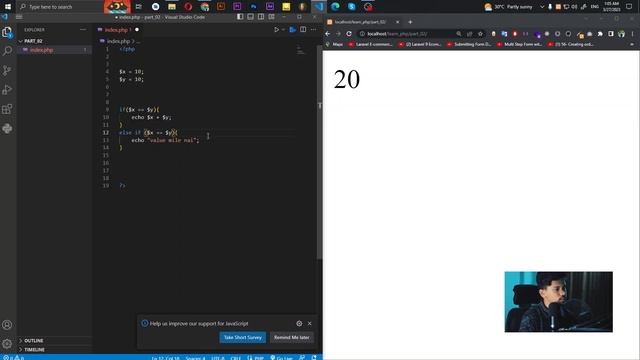 Let's Learn PHP Tutorial: If/Else and Switch Statements | Part 02 | BeSkilly #ifelsestatement #php