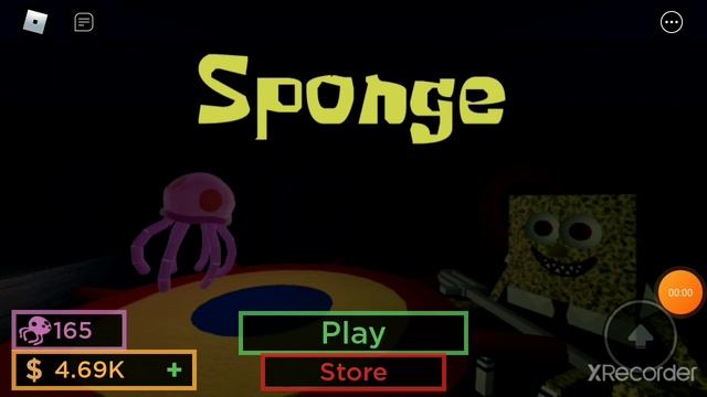 Русский роблокс Играем в губку ( Губка Боб квадратные штаны убийца! ) смотреть онлайн