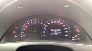 Тойота Камри XV40 2.4 Количество оборотов на трассе.