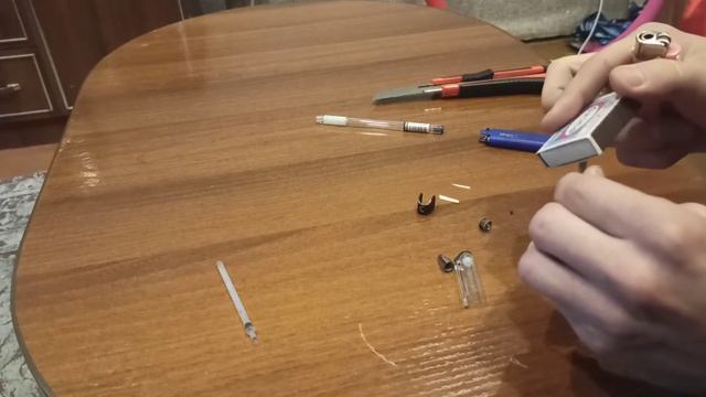 Mini matchstick gun DIY Спичкострел из ручки своими руками за 5 минут смотреть онлайн