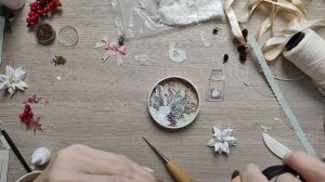 Мастер-класс по созданию елочных игрушек / запись прямого эфира / Скрапбукинг / Декор для дома
