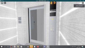 Лифт Mitsubishi Electric Q=1150kg V=4м/с.