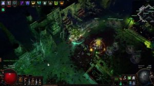 Path of Exile - Soulwrest Necro first Syndicate Mastermind fight