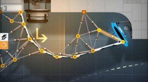 Bridge Constructor Portal тестовая камера 14 Куб против турели