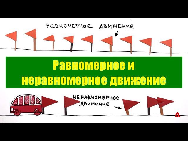 Равномерное и неравномерное движение