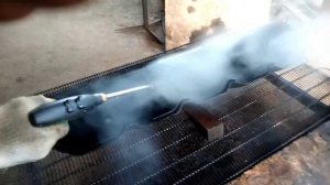 Мойка парогенератором крышки клапанов.