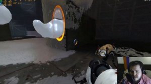 Portal 2. Прохождение игры в новом для меня формате - летсплей. Часть 2. Agares.