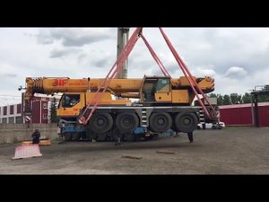 подъём крана Liebherr ltm 1070