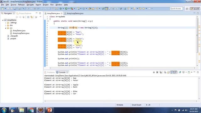 What is a Multidimensional Array? | Java Array (Multidimensional Array - String) | Java Tutorial