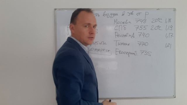 ПЛОТНОСТЬ воздуха в зависимости от атмосферного ДАВЛЕНИЯ смотреть онлайн