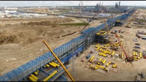 Внутризаводские эстакады Амурского ГПЗ