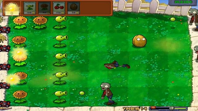 [Game] Plants VS Zombies Серия 1 смотреть онлайн