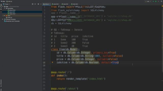 Онлайн магазин с оплатой на Python / Изучение Flask за час!