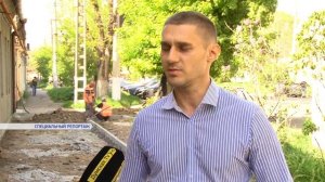 Стартовал ремонт тротуара на улице Маршала Бабаджаняна