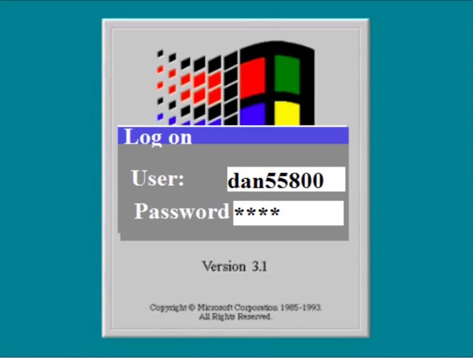 Пародия на Windows NT 3.1