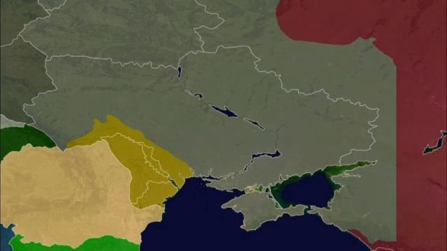 История Украинской ССР на карте (1924-1991) смотреть онлайн