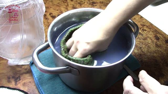 Как накрахмалить вязаное изделие