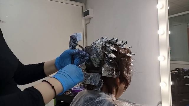 Рассветление  тёмных #волос