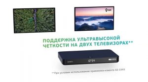 Ресивер GS B622L Цифровая двухтюнерная приставка UHD (4K) сервер для Триколор