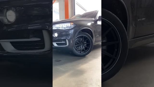 Кованые разноширокие диски BMW X5M R20 WSForged