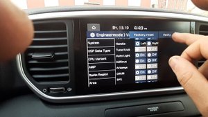 Вход в инженерное меню ШГУ kia sportage 4. 2020г.
